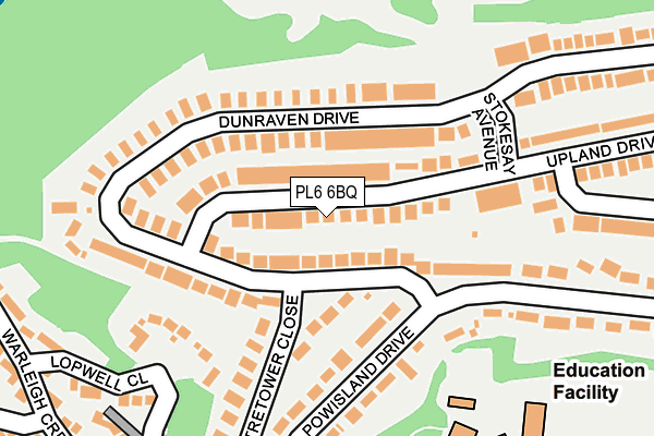 PL6 6BQ map - OS OpenMap – Local (Ordnance Survey)