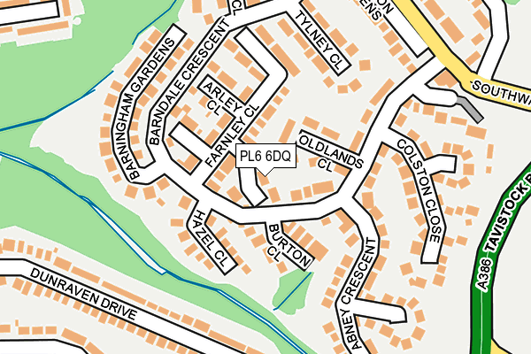 PL6 6DQ map - OS OpenMap – Local (Ordnance Survey)