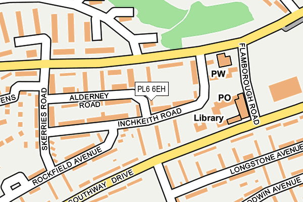 PL6 6EH map - OS OpenMap – Local (Ordnance Survey)