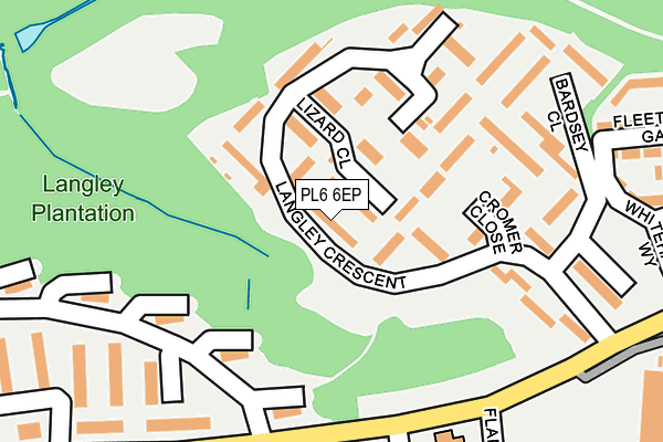 PL6 6EP map - OS OpenMap – Local (Ordnance Survey)