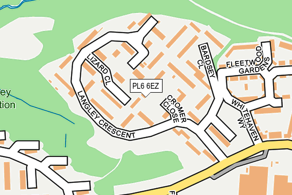 PL6 6EZ map - OS OpenMap – Local (Ordnance Survey)