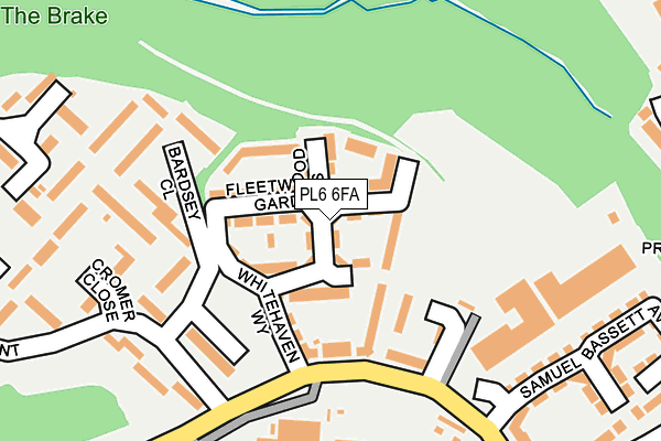 PL6 6FA map - OS OpenMap – Local (Ordnance Survey)