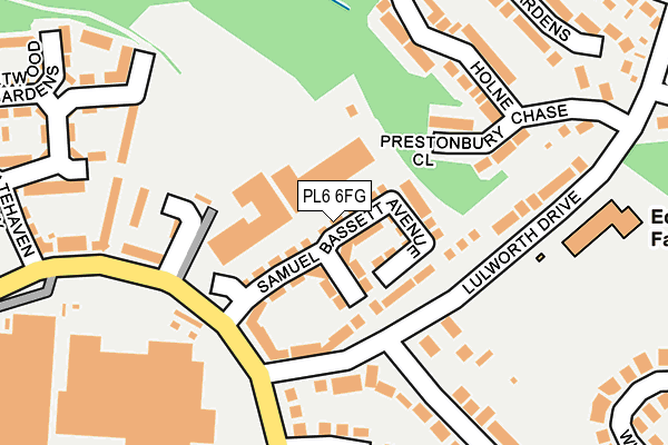 PL6 6FG map - OS OpenMap – Local (Ordnance Survey)