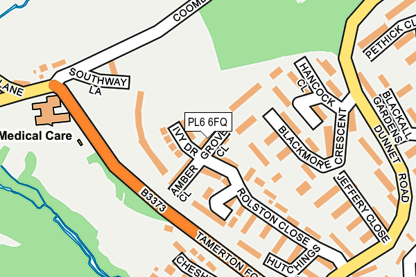 PL6 6FQ map - OS OpenMap – Local (Ordnance Survey)