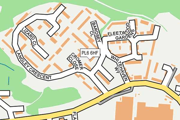 PL6 6HF map - OS OpenMap – Local (Ordnance Survey)