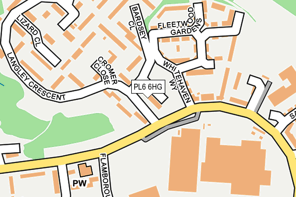 PL6 6HG map - OS OpenMap – Local (Ordnance Survey)