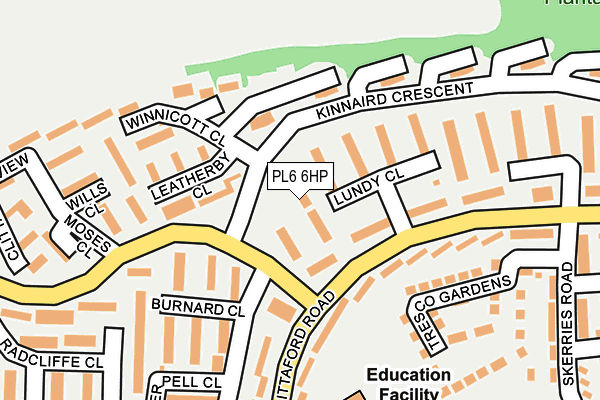 PL6 6HP map - OS OpenMap – Local (Ordnance Survey)