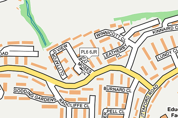 PL6 6JR map - OS OpenMap – Local (Ordnance Survey)