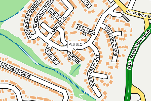 PL6 6LQ map - OS OpenMap – Local (Ordnance Survey)
