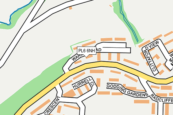 PL6 6NH map - OS OpenMap – Local (Ordnance Survey)