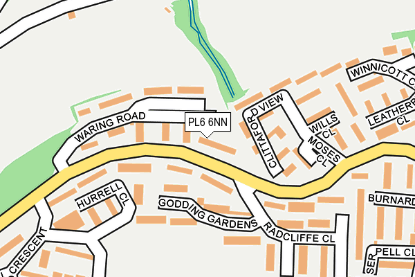 PL6 6NN map - OS OpenMap – Local (Ordnance Survey)