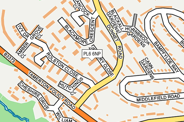 PL6 6NP map - OS OpenMap – Local (Ordnance Survey)