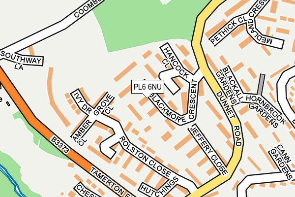 PL6 6NU map - OS OpenMap – Local (Ordnance Survey)