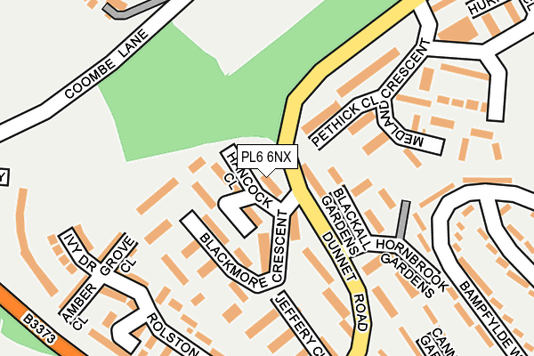 PL6 6NX map - OS OpenMap – Local (Ordnance Survey)