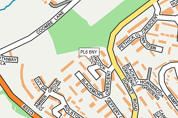 PL6 6NY map - OS OpenMap – Local (Ordnance Survey)