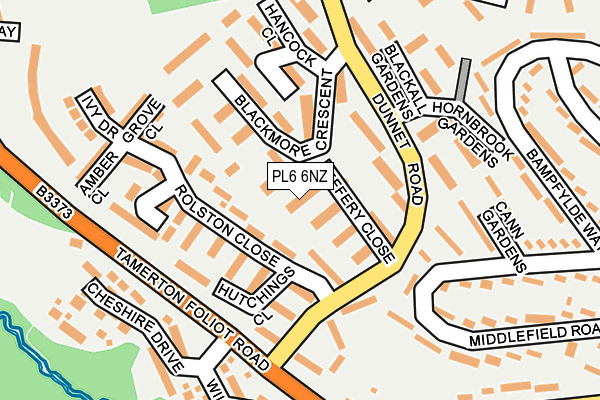 PL6 6NZ map - OS OpenMap – Local (Ordnance Survey)