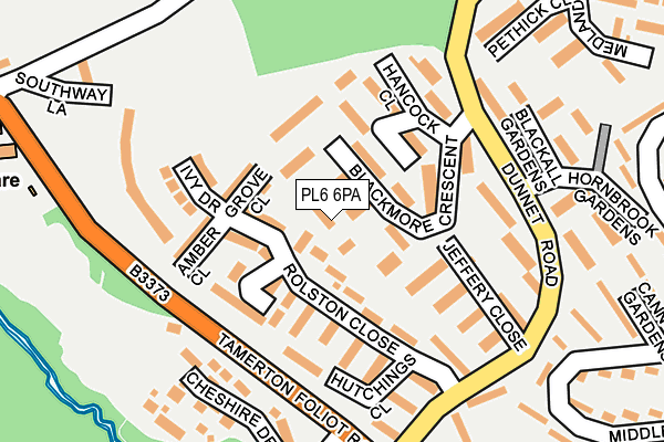 PL6 6PA map - OS OpenMap – Local (Ordnance Survey)