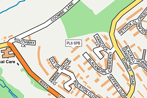 PL6 6PB map - OS OpenMap – Local (Ordnance Survey)