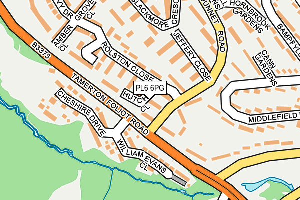 PL6 6PG map - OS OpenMap – Local (Ordnance Survey)