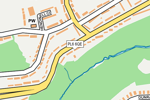 PL6 6QE map - OS OpenMap – Local (Ordnance Survey)