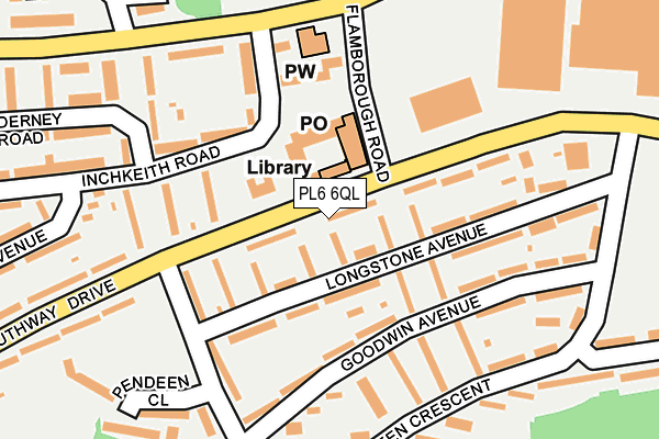 PL6 6QL map - OS OpenMap – Local (Ordnance Survey)