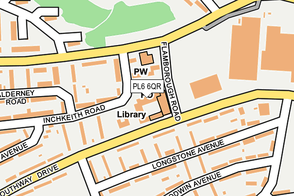 PL6 6QR map - OS OpenMap – Local (Ordnance Survey)