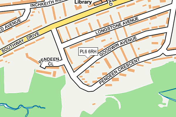 PL6 6RH map - OS OpenMap – Local (Ordnance Survey)