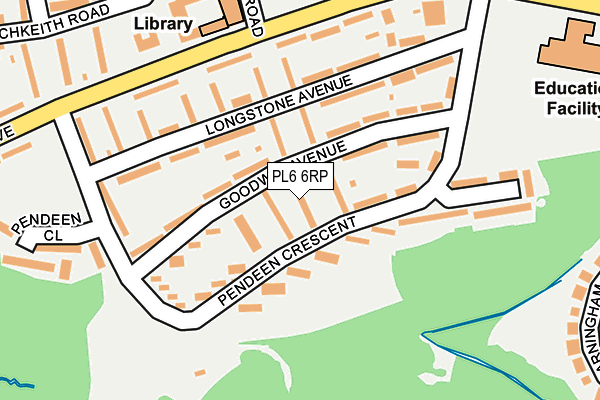 PL6 6RP map - OS OpenMap – Local (Ordnance Survey)