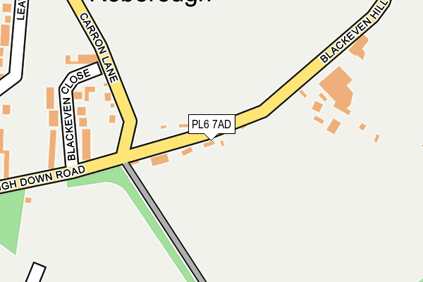 PL6 7AD map - OS OpenMap – Local (Ordnance Survey)