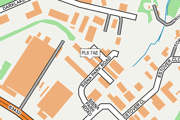 PL6 7AE map - OS OpenMap – Local (Ordnance Survey)