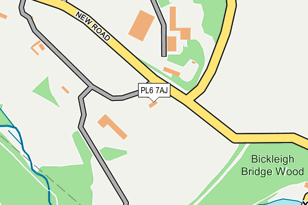 PL6 7AJ map - OS OpenMap – Local (Ordnance Survey)