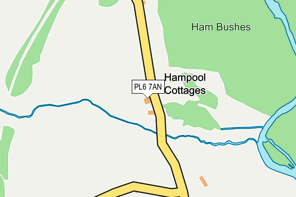 PL6 7AN map - OS OpenMap – Local (Ordnance Survey)