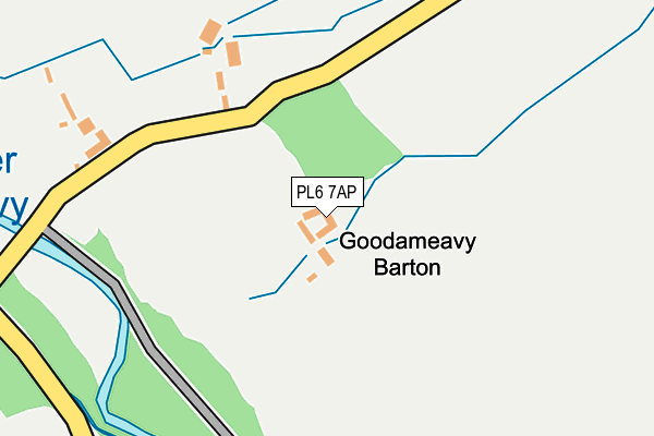 PL6 7AP map - OS OpenMap – Local (Ordnance Survey)