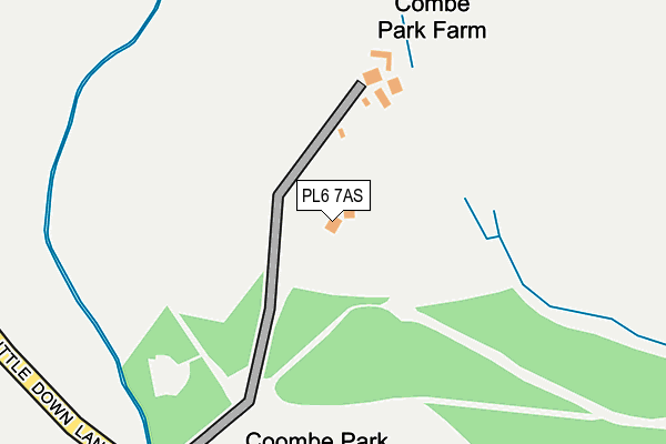 PL6 7AS map - OS OpenMap – Local (Ordnance Survey)