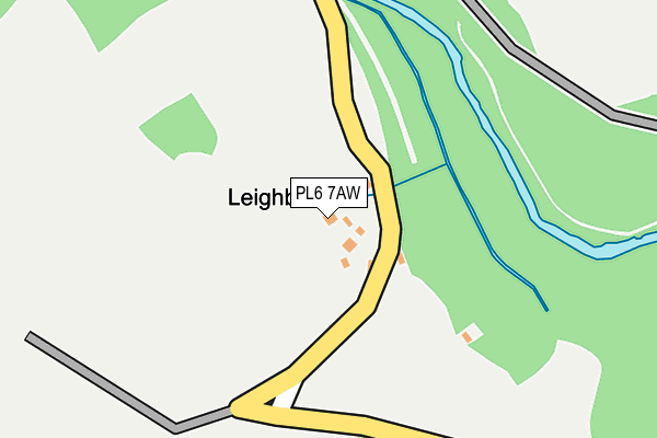 PL6 7AW map - OS OpenMap – Local (Ordnance Survey)