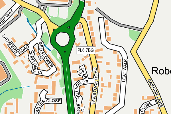 PL6 7BG map - OS OpenMap – Local (Ordnance Survey)