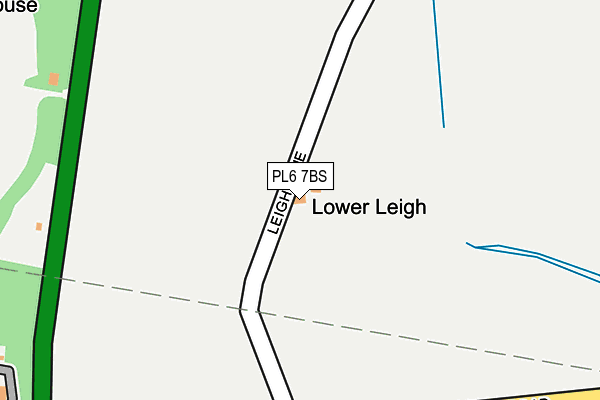 PL6 7BS map - OS OpenMap – Local (Ordnance Survey)