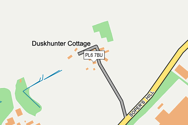 PL6 7BU map - OS OpenMap – Local (Ordnance Survey)