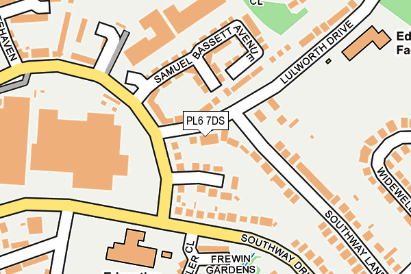 PL6 7DS map - OS OpenMap – Local (Ordnance Survey)