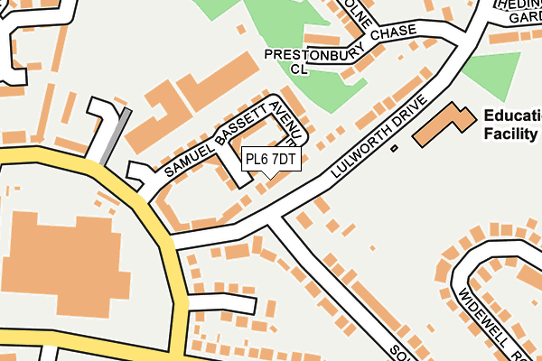 PL6 7DT map - OS OpenMap – Local (Ordnance Survey)