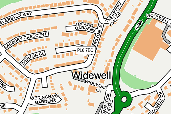 PL6 7EQ map - OS OpenMap – Local (Ordnance Survey)