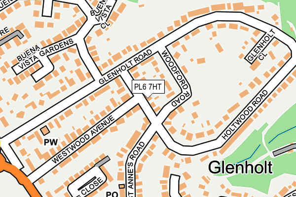 PL6 7HT map - OS OpenMap – Local (Ordnance Survey)