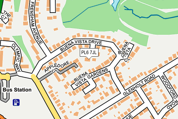 PL6 7JL map - OS OpenMap – Local (Ordnance Survey)