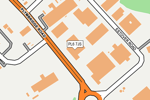 PL6 7JS map - OS OpenMap – Local (Ordnance Survey)