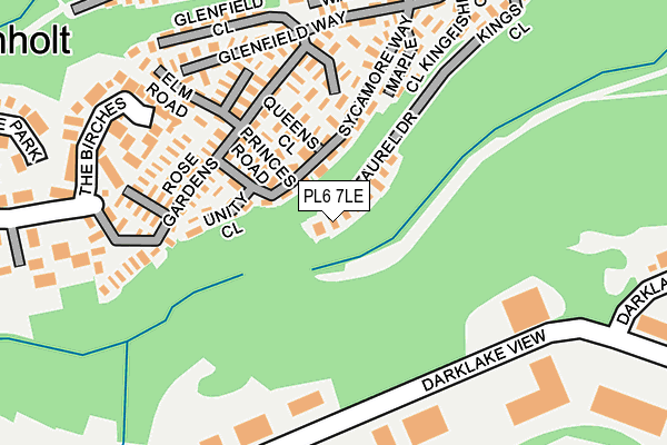 PL6 7LE map - OS OpenMap – Local (Ordnance Survey)