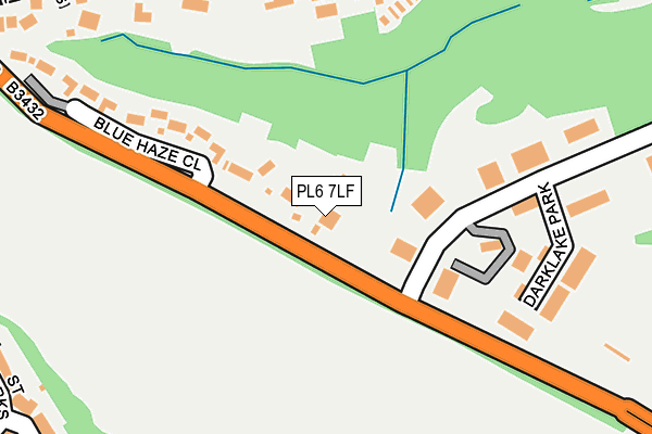 PL6 7LF map - OS OpenMap – Local (Ordnance Survey)