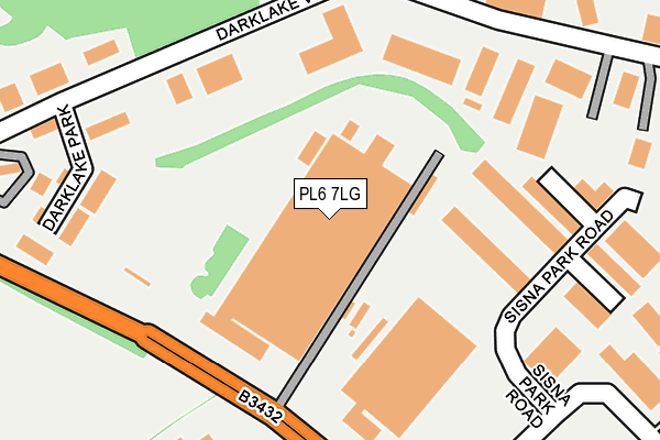 PL6 7LG map - OS OpenMap – Local (Ordnance Survey)