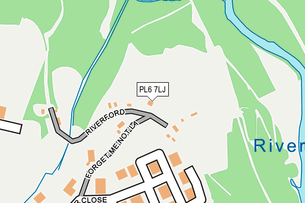 PL6 7LJ map - OS OpenMap – Local (Ordnance Survey)