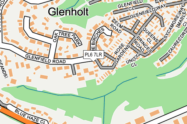 PL6 7LR map - OS OpenMap – Local (Ordnance Survey)