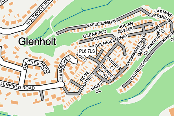PL6 7LS map - OS OpenMap – Local (Ordnance Survey)